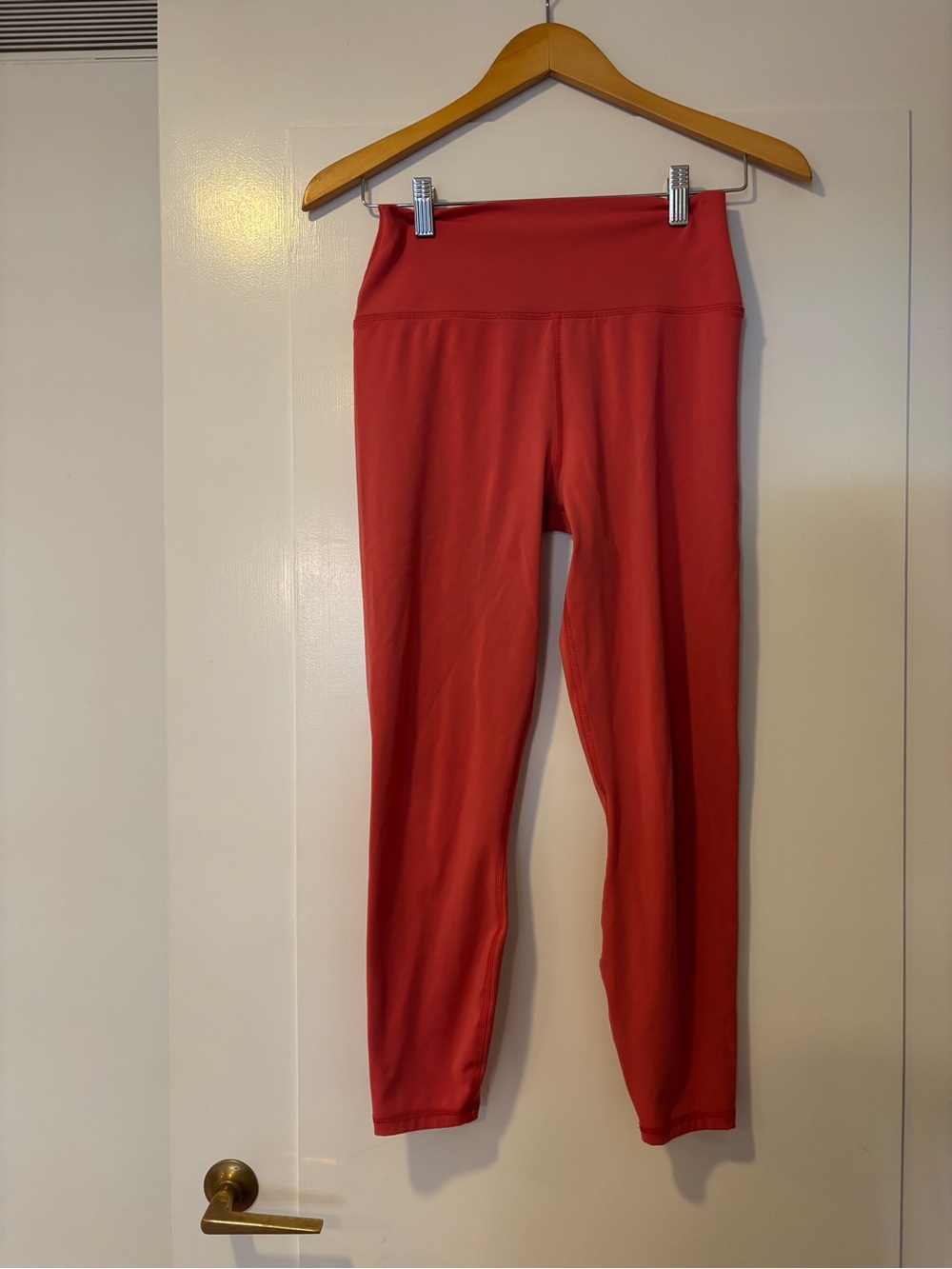 Spiritual Gangster Coral-Red High-Rise Leggings
